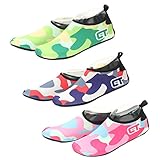 DeftGet Unisex Barefoot Water Skin Shoes Flexible for Beach Swim Surf Yoga Exercise Running Diving Shoes