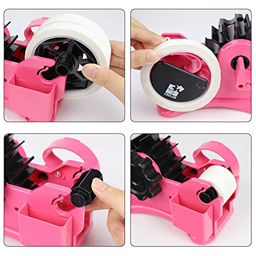 CRELOR Multiple Roll Heat Tape Dispenser Packing Thermal Transfer