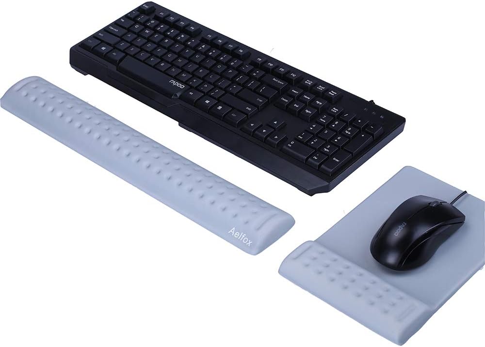 Aelfox Ergonomic Keyboard Wrist Rest and Mouse Pad Wrist Support