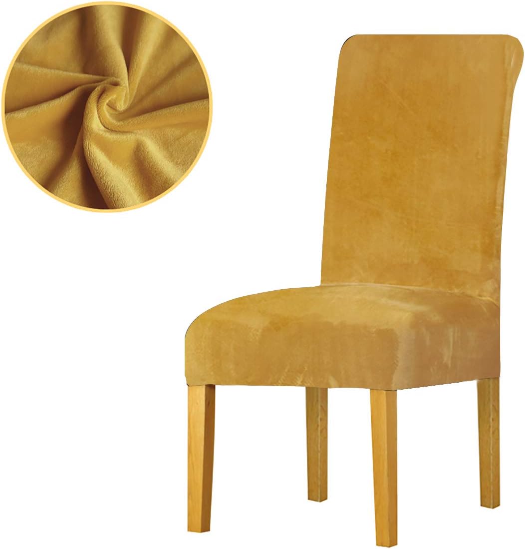 LANSHENG Stretchy Chair Covers for Dining Room Chairs,Stretch Spandex