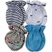Gerber Baby Boys' 4-Pair Mittens, Little Cars, 0-3 Months