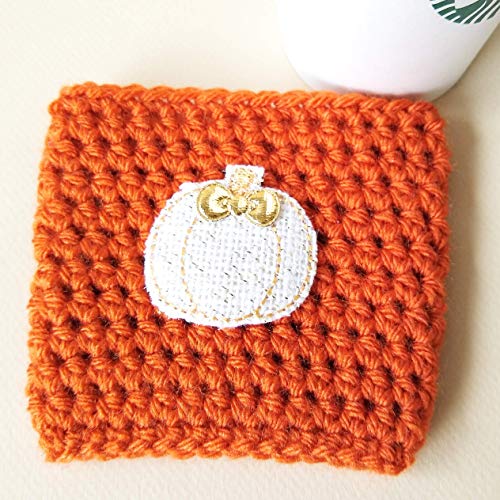 Pumpkin Spice Reusable To Go Cup Sleeve - Thumbnail 4