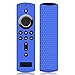 Remote Case/Cover for Fire TV Stick 4K, Protective Silicone Holder Lightweight [Anti Slip] Shockproof for Fire TV Cube/Fire TV(3rd Gen) Compatible with All-New 2nd Gen Alexa Voice Remote Control-Blue