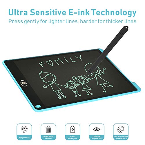 ZenHome LCD Writing Tablet, 12 Inch Electronic Writing and Drawing