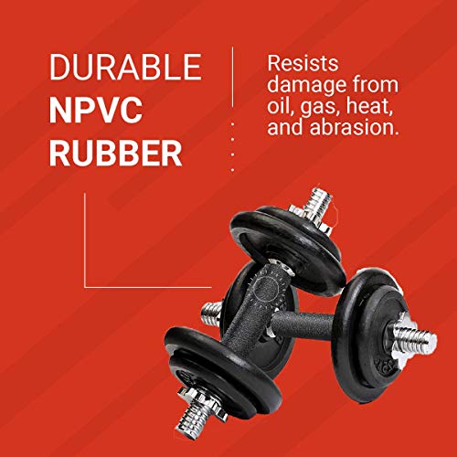 GripTek Foam Grip Wrap Large NPVC Foam Handle Covers for Fitness