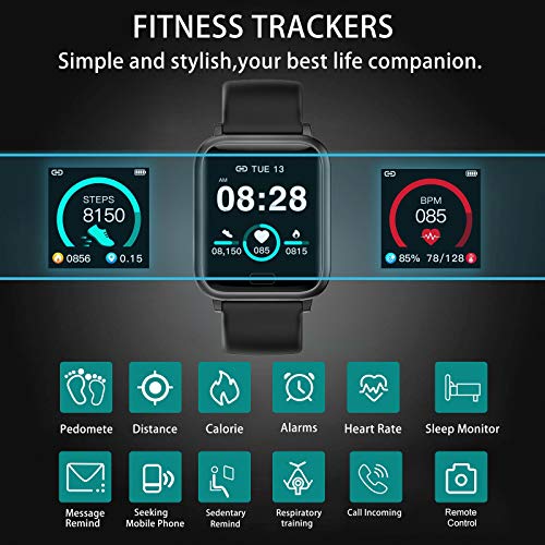 ASWEE-Smart-Watch-Fitness-Tracker-with-Heart-Rate-Blood-Pressure-Monitor-Waterproof-Watch-with-Sleep-Monitor-Calorie-Step-Counter-Watch-for-Kids-Women-Men-Compatible-Android-iPhone-Smartphone