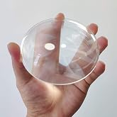 Six Seasons &Phi;100mm(3.94") Fresnel Lens, 100mm(4") Focal Length PMMA, Shatterproof Magnifier for LED Lighting &amp; Optical Education