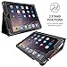 iPad Air 2 Case, Snugg Executive Black Leather Smart Case Cover Apple iPad Air 2 Protective Flip Stand Cover with Auto Wake/Sleep