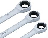 Blue Spot Tools 04310 8Pce Metric Spanner Set 8-19mm Ratchet 72 Teeth view 3