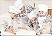 Tessa's Kitchen Club - Child's Chef Hat Apron Set, Kid's Size, Children's Kitchen Cooking and Baking Wear Kit for those Chefs in Training, Size (M 6-12 Year, Green Bean)
