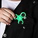 Spinner Fidget Portable Tri-Spinner Fidget work Ultra Fast Bearings Finger Toy, Good for ADHD EDC Hand Killing Time,Great Gift (Green)