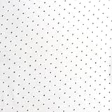 SheetWorld Fitted Cradle Sheet - Grey Pindot Jersey