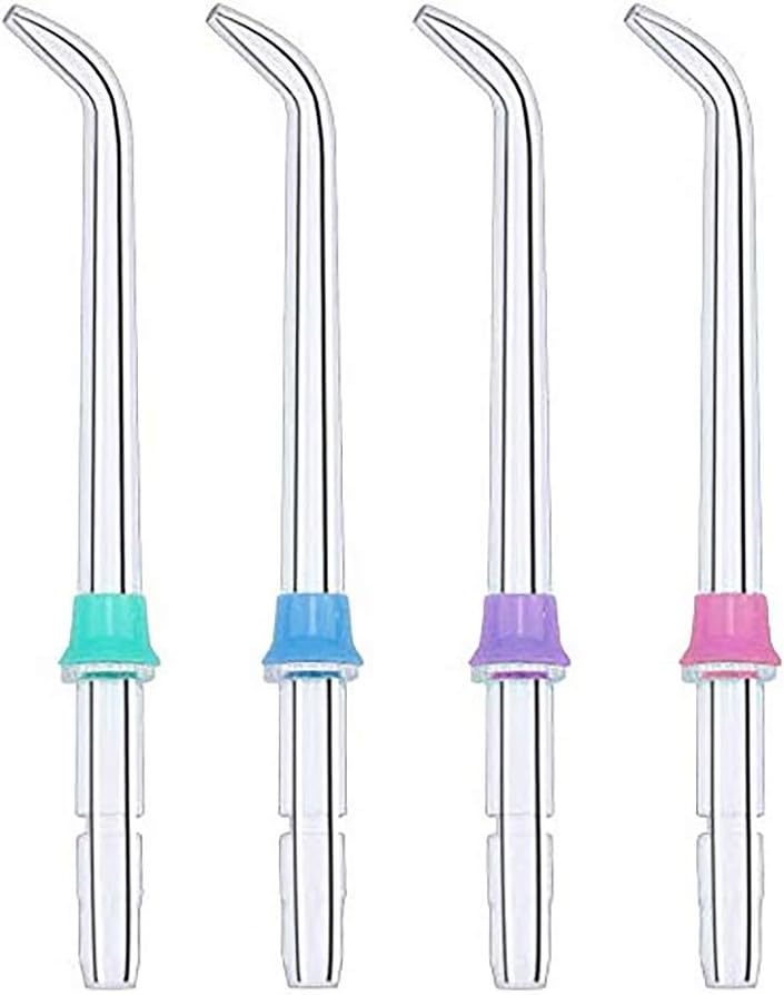 Gaosheng 4-PCS Replacement Classic Jet Tips for Waterpik Water Flossers and Other Brand Oral Irrigators Dental Water Jet Nozzle Accessories