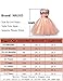 NNJXD Girl Flower Sequin Princess Tutu Tulle Baby Party Dress Size (150) 6-7 Years Blue