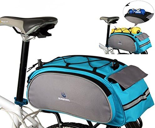 Cycling Mountain Road Bike Bicycle Frame Rack Bag Waterproof Multifunctional Pack Blue