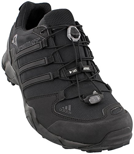adidas outdoor Mens Terrex Swift R Shoe (8.5 - Black/Black/Dark Grey)