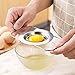 DSWW Stainless Steel Egg Separator Telescopic Egg White Yolk Filter for Cooking Kitchen Gadget (Telescopic)