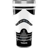 Tervis Traveler Star Wars Helmet Detail Triple Walled Insulated Tumbler Travel Cup Keeps Drinks Cold & Hot, 30oz, Stainless Steel