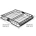 Rage Powersports Apex ER-08208S Heavy Duty SUV Roof Cargo Basket with Wind Fairing