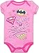 Justice League Baby Girls' 5 Pack Onesies - Wonder Woman, Batgirl and Supergirl