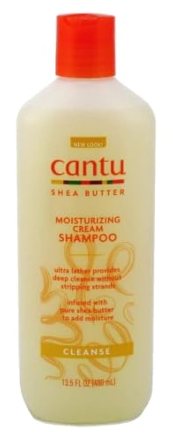 Cantu Shea Butter Moisturizing Cream Shampoo 13.5oz (3 Pack)