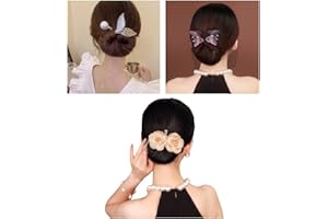 TAKEBERNY Ins Style Elegant Lazy Hair Curler, Crystal Hair Bun Maker, French Twist Hairstyle Bun Hair Accessories
