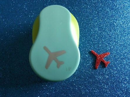 Lavenz 1.5 inch (3.2cm) Airplane Design Eva Punches Paper Cutter Scrapbooking Machine Furador Scrapbooking Hole Puncher