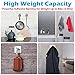 Jekoo Adhesive Hooks, Hooks for Hanging Wall Hanger Towel Hooks Heavy Duty Ideal for Bathroom Shower Kitchen Home Door Closet Cabinet Stainless Steel - 4Packs
