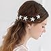 Didder 6 Pieces Crystal Starfish Sea Star Hair Pins Rhinestone Hair Pins Hair Clip in Silver Wedding Bridal Accessory