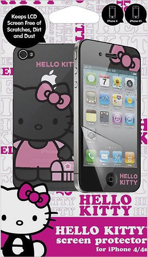 Hello Kitty HK-10898-IPH Screen Protector for iPhone with Mirror - 1 Pack - Retail Packaging - Pink