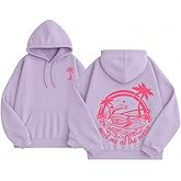 Palm Graphic Hoodies for Women Girls Juniors Aesthetic Y2k Sweatshirts Preppy Outfit