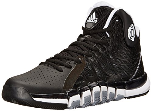 adidas Performance Men's D Rose 773 II Basketball Shoe, Black/White/Grey, 11 M US