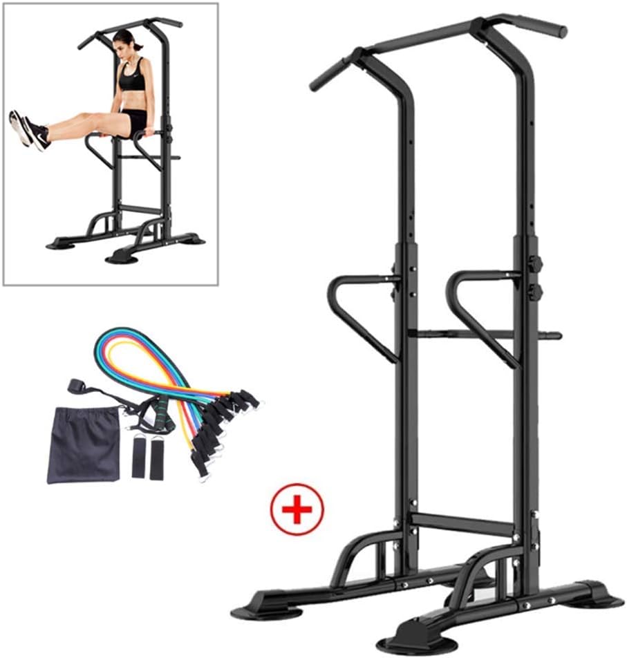 TYP Mall Pull-Ups/Family Sports Horizontal Bars/Squat Rack Home Bench Press Multi-Function Fitness Equipment Weightlifting Barbell Bracket Indoor Simple Parallel Bars,Black