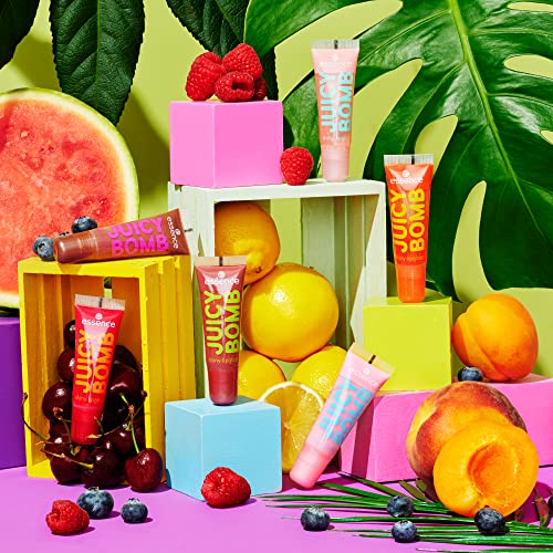essence Juicy Bomb Lip Gloss Gift Set 5 Full Sized Shades of Fruit