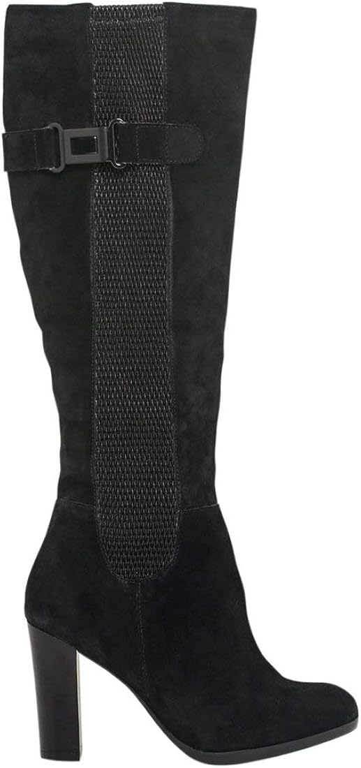 almond toe knee high boots