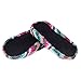 World's Softest Cozy Slippers (Medium, Fuschia Chevron)