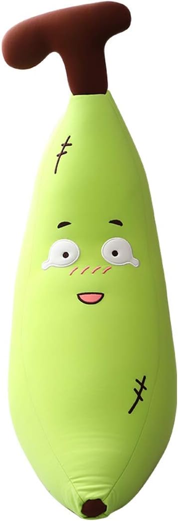 GUYUEXUAN Shu Pet Green Banana Doll Foam Nanoparticles Sleeping Strip Pillow Soft Doll Toy latest models
