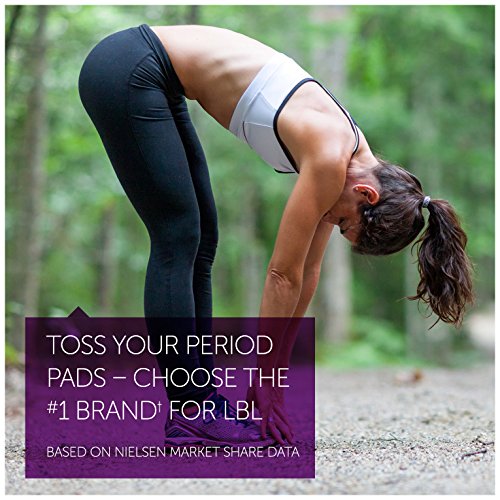 Poise Incontinence Ultra Thins, Long, Light Absorbency, 24 Count (Pack of 6)