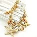 Enjoydeal Fashion Women Ladies Bracelet Chain with Ocean Conches Shell Starfishes Pearls as Pendants