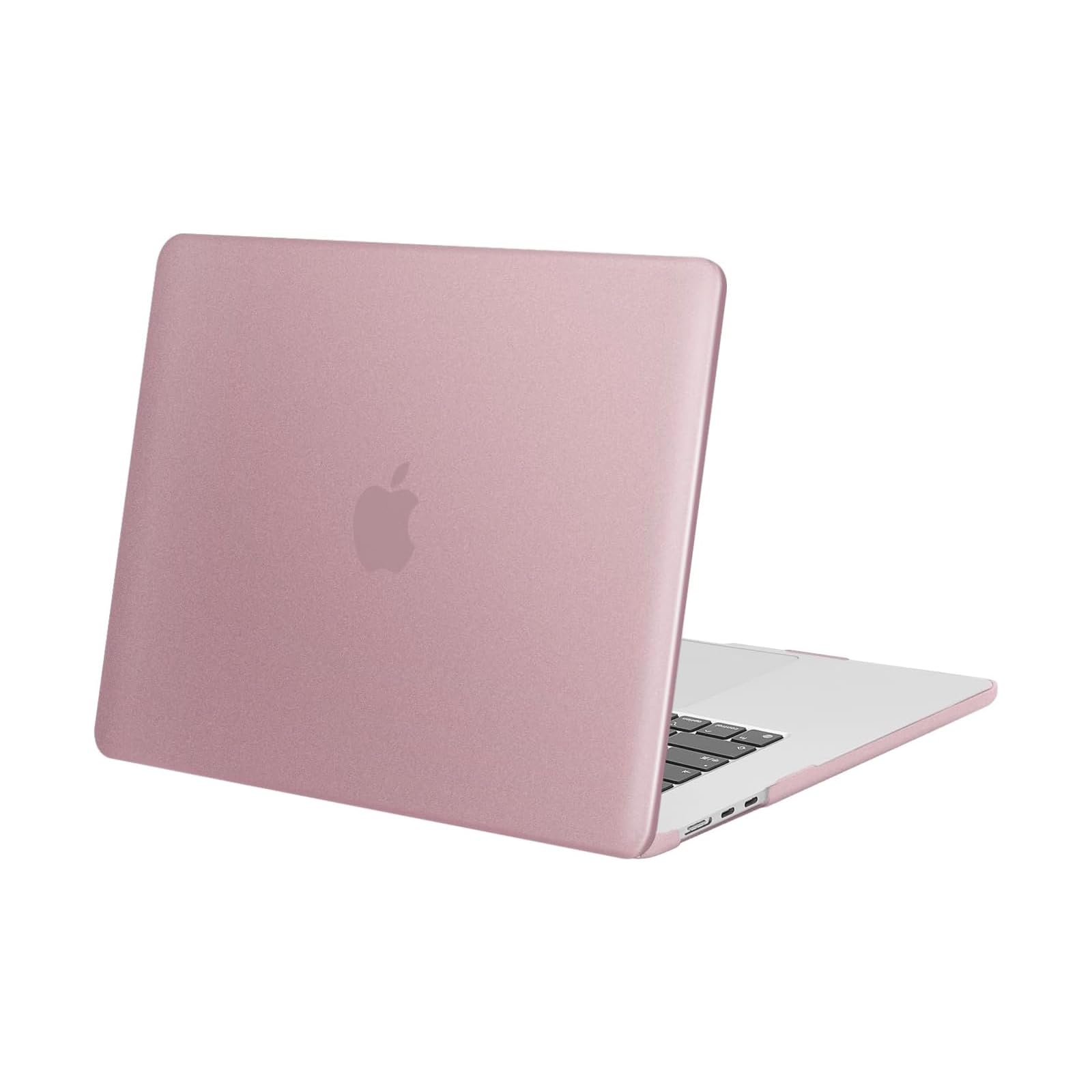 MOSISO Compatible with MacBook Air 15 inch Case M5 2026 M4 2025 M3 2024 M2 2023 A3448 A3241 A3114 A2941 Liquid Retina Display Touch ID, Protective Plastic Hard Shell Case Cover, Rose Gold
