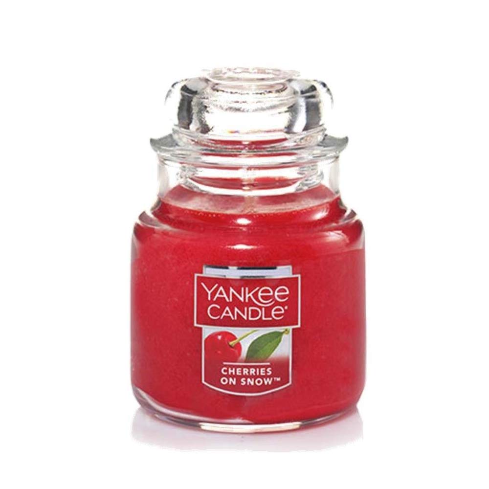 Candle Jar Cherries On Snow Amazon.co.uk Garden & Outdoors