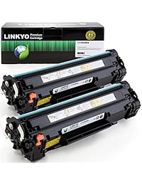 LINKYO - Cartucho de tóner para HP 85A CE285A (2 unidades), color negro