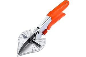 Wonglea Quarter Round Cutting Tool, Multi Angle Miter Shears,Shoe Molding Cutter for Crafting, Multifunctional Trunking Shears, 1/4 Round Cutter, Mitre Shears for Cutting Craft Sticks,Wood,PVC