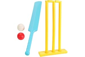 Croquet Sets for Kids | Educational Crickets Kit with 2 Balls - Indoor Outdoor Backyard Crickets Set for Children Parent-Chil
