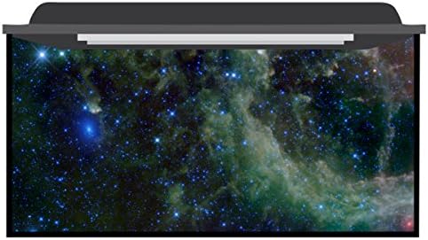 Deep Blue Themes Space Colors Aquarium Background (10-20 Gallons (24Wx20H))