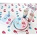 102 Piece Gender Reveal Party Supplies Set Including Banner, Plates, Cups, Napkins, and Tablecloth, Serves 25