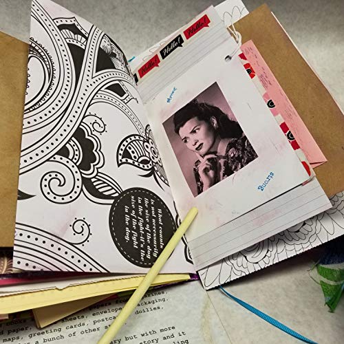 Junk Journal - Looking Good - Breast Cancer Journal - Keepsake - Gift - Thumbnail 2