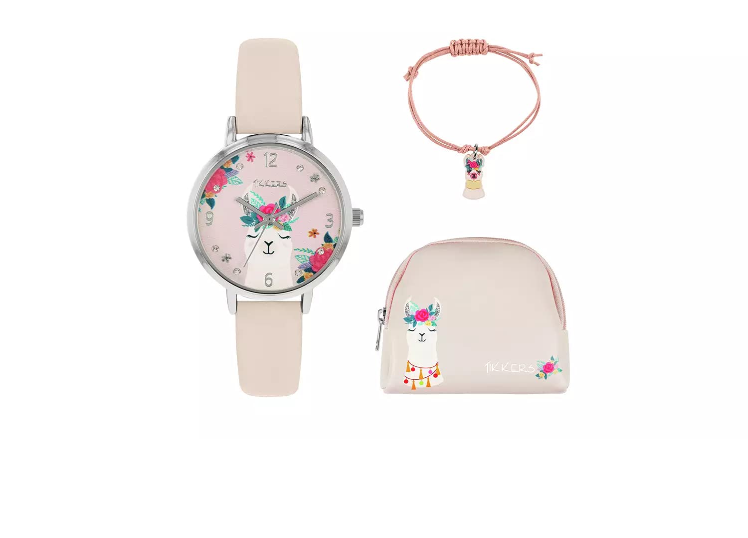 Tikkers Girl's Analog Quartz Watch with Polyurethane Strap ATK1068