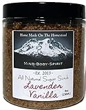 Sugar Scrub-Natural Facial & Body Exfoliating Vanilla Essence - Perfect 8oz Scrub To Energize & Revitalize Your Skin - Organic and Natural Sugars AHA to the MAX - Contains Lavender Essential Oil!