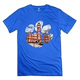 XY-TEE Men's Short Sleeve Tee Clemson University Campus Scene In Claw RoyalBlue Size L